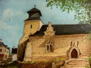 Dessin Eglise de Langast